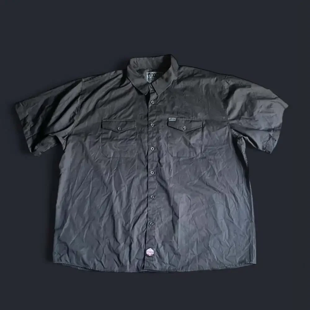 Dixxon Workforce Button Up Shirt Men’s 5XL Black Lot of 2.
